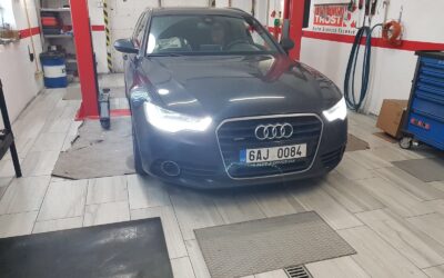 Audi A6 Avant, příprava na zimu